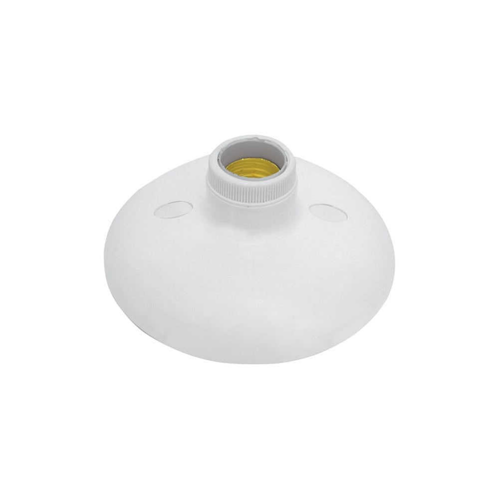 Plafonier PVC Perlex Branco Redondo Soquete PVC E27 117/1