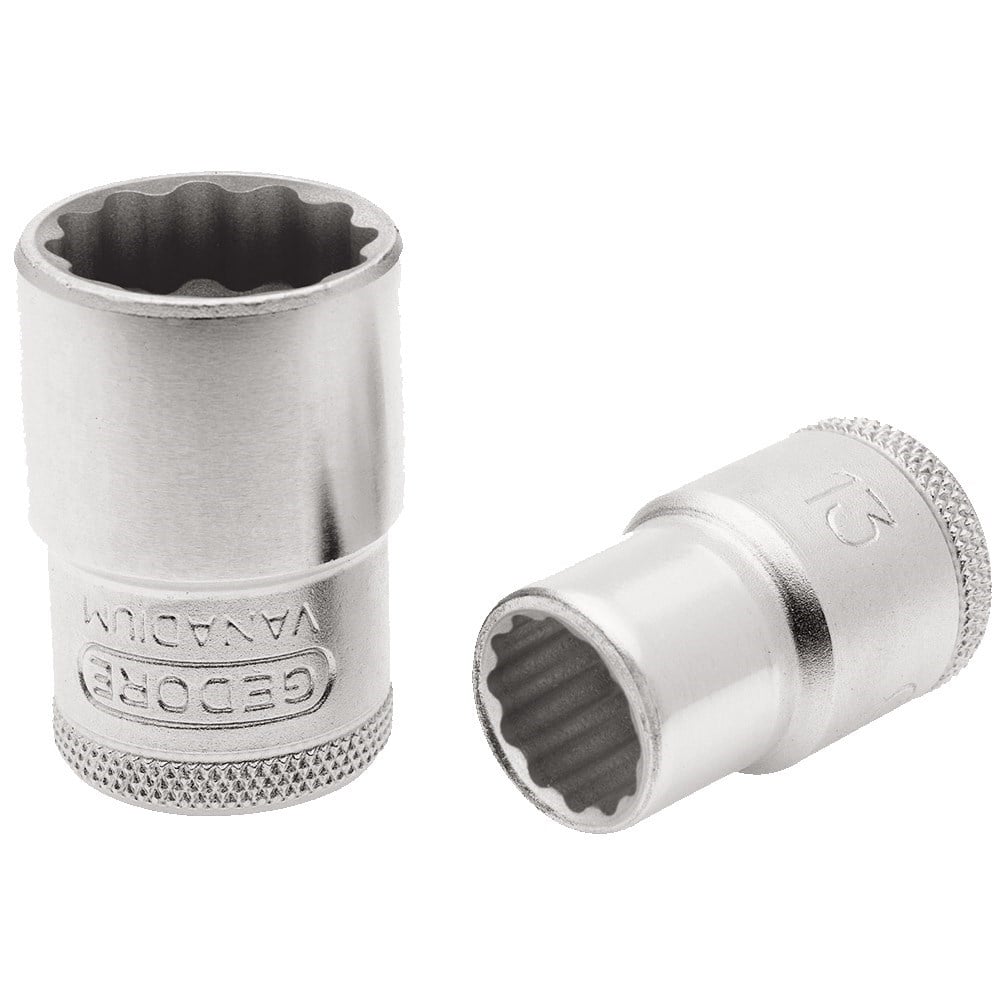 Soquete Gedore Encaixe Estriado 1/2 D19 24mm 15115