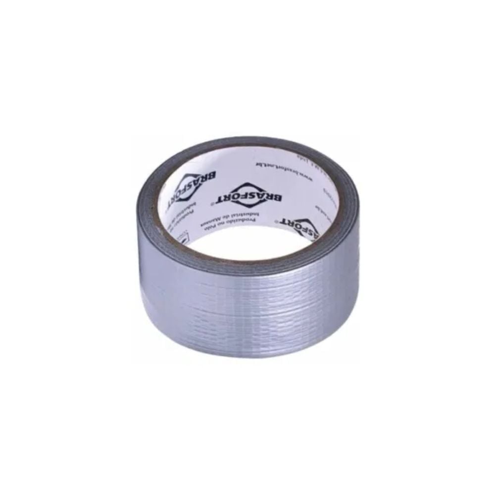 Fita Silver Tape Brasfort Multiuso 48 X 5M Cinza 7547 - imagem 1