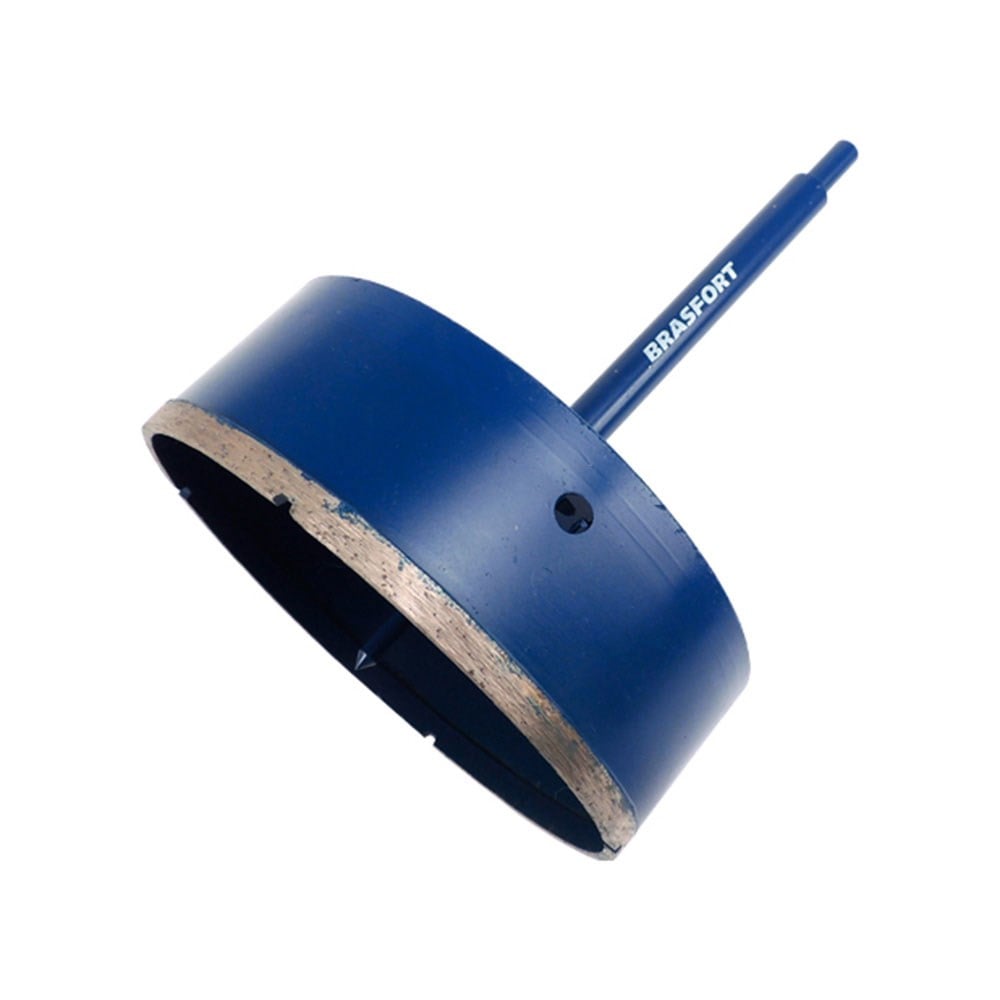 Serra Copo Diamantada com Haste Brasfort 158mm Seco / Água 7957