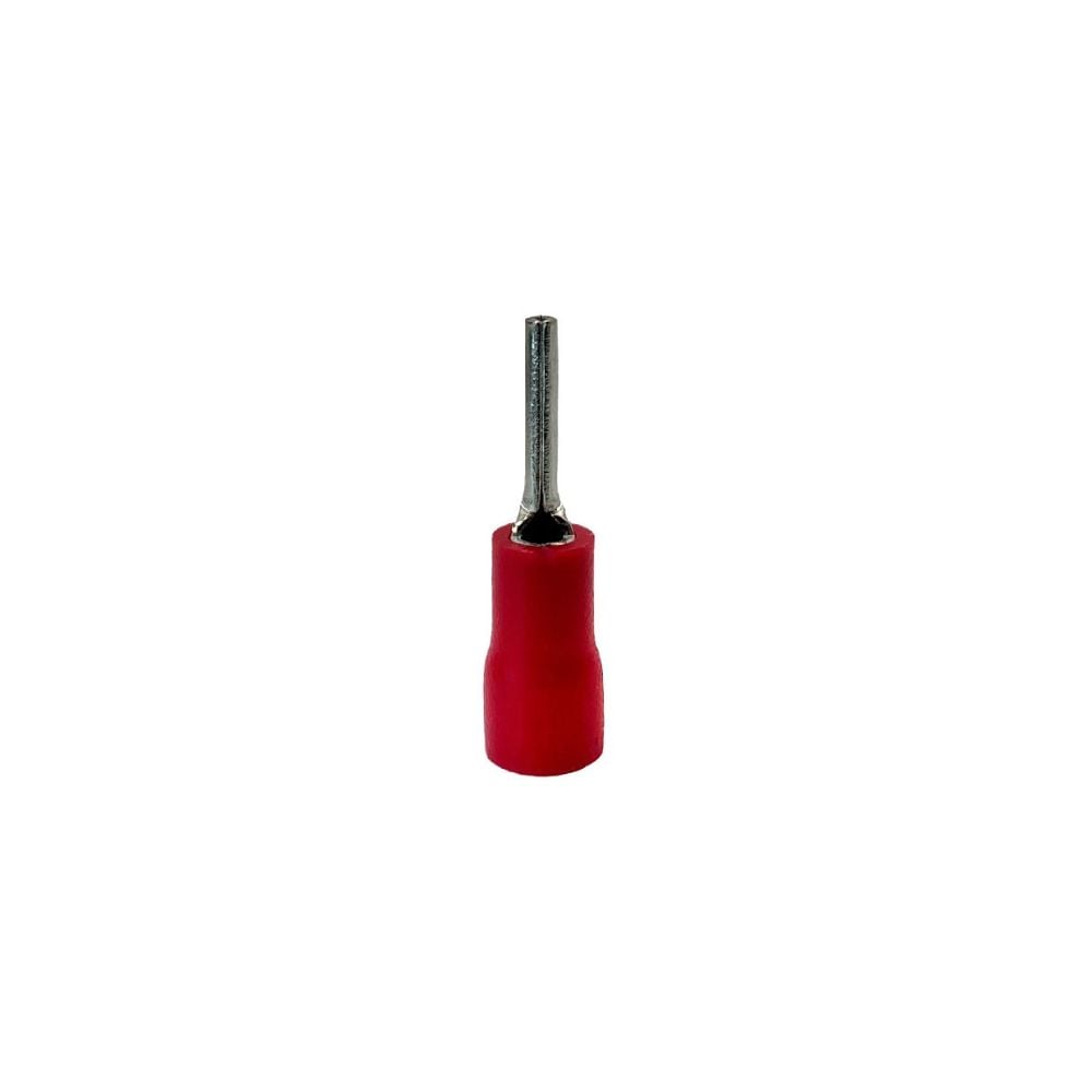Terminal Pino Sforplast Pré-Isolado Vermelho - 10MM C15 50 Peças | 6309